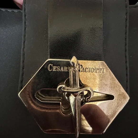 Cesare Paciotti Black Canvas and Leather - Picture 7 of 8